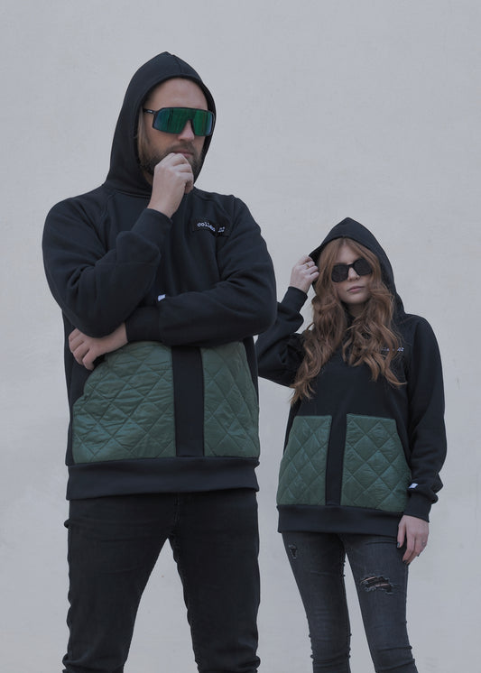 unisex FELPA CON TASCHE TRAPUNTATE